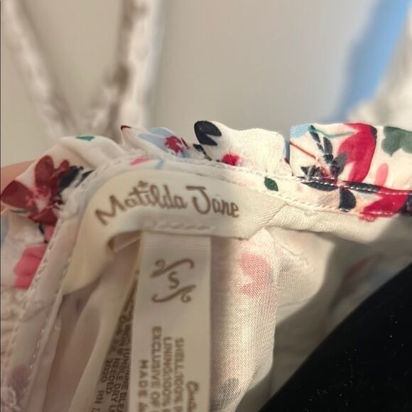 Matilda Jane Cream and Pink Bell Sleeve Blouse B - Picture 8 of 10